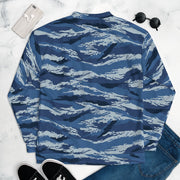 Tiger Stripe Kamysh Blue CAMO Unisex Bomber Jacket