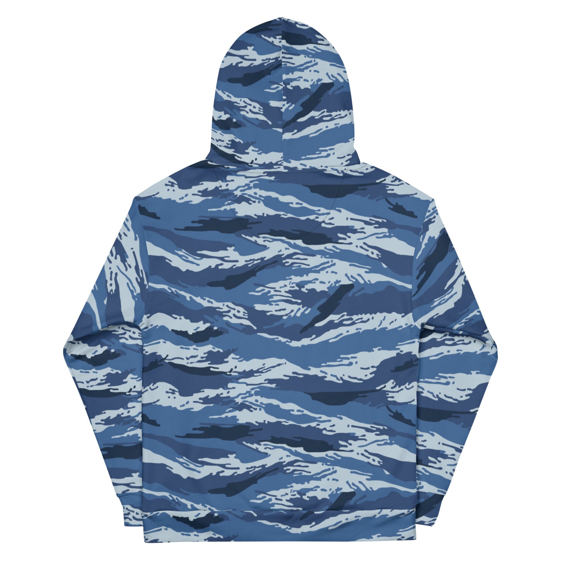 Russian Tiger Stripe Kamysh Blue CAMO Unisex Hoodie - Hoodies