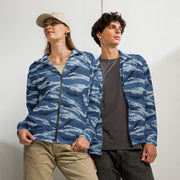 Tiger Stripe Kamysh Blue CAMO Unisex Track Jacket - 2XS