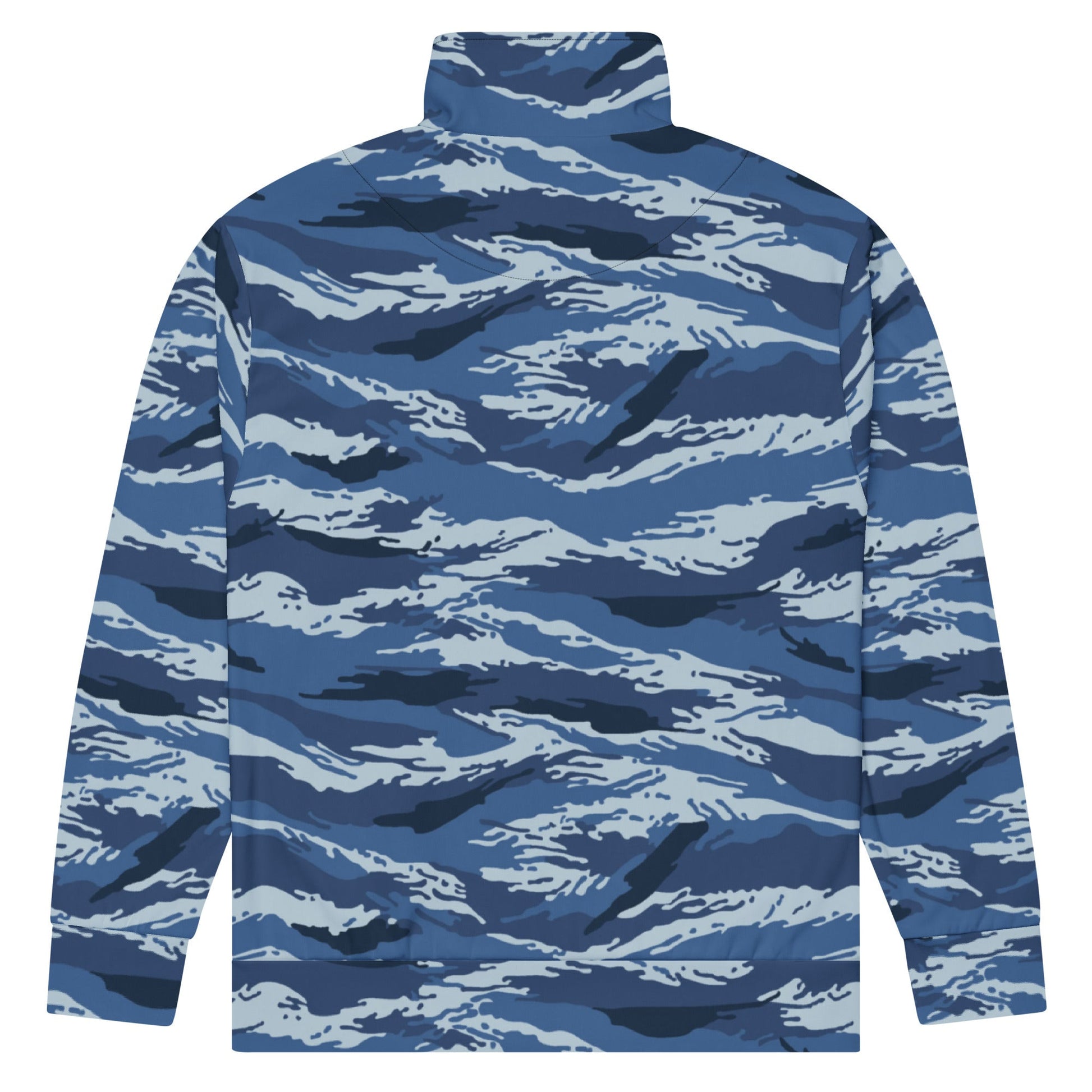 Russian Tiger Stripe Kamysh Blue CAMO Unisex track jacket - Track Jackets