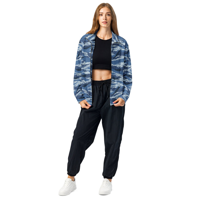 Tiger Stripe Kamysh Blue CAMO Unisex Track Jacket