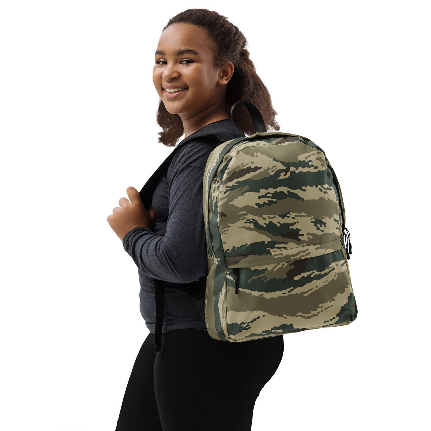 Russian Tiger Stripe Kamysh Green CAMO Backpack Backpacks