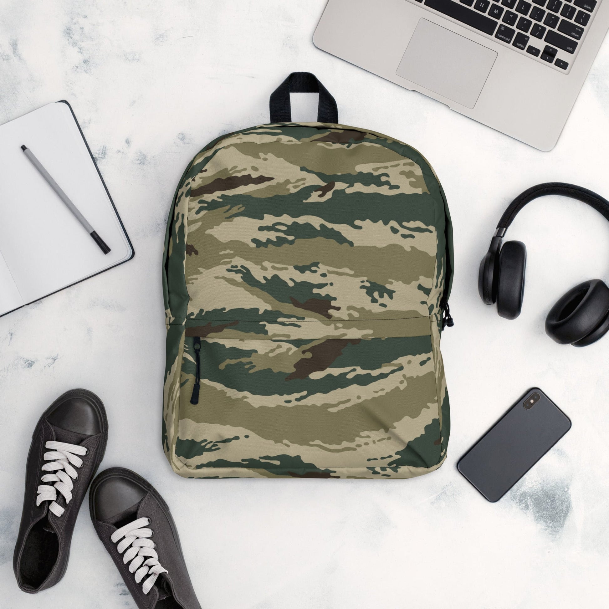 Russian Tiger Stripe Kamysh Green CAMO Backpack Backpacks