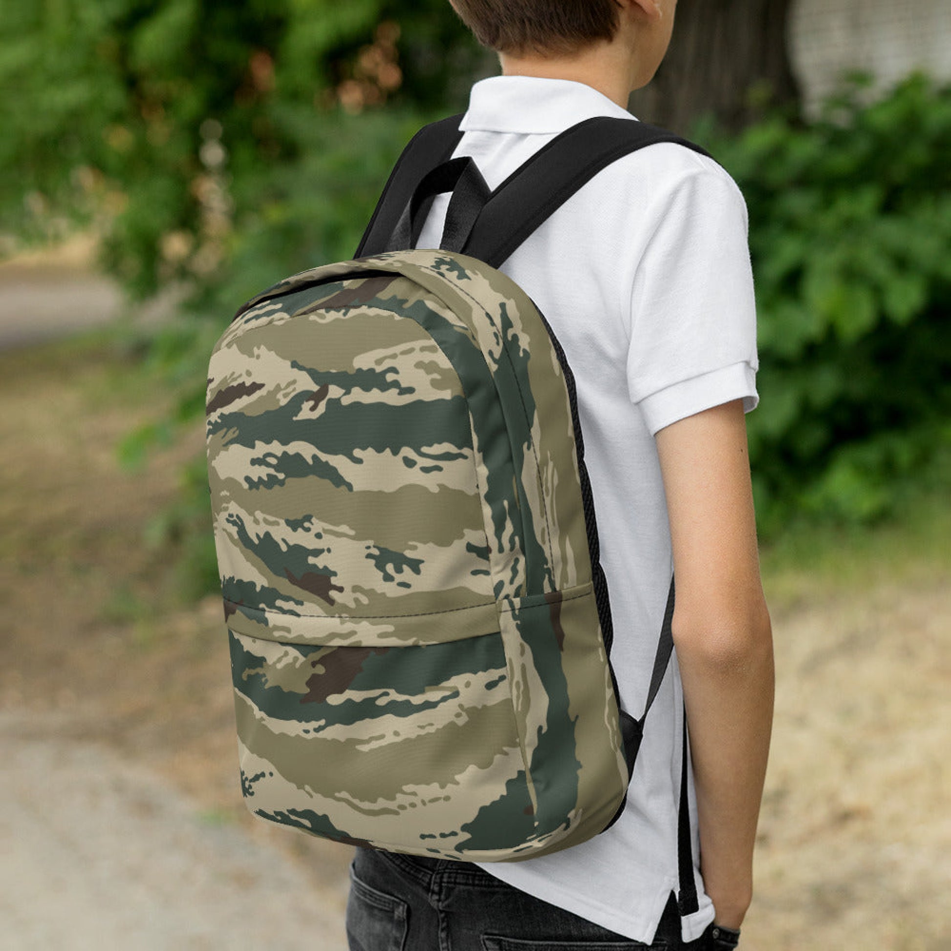 Russian Tiger Stripe Kamysh Green CAMO Backpack Backpacks