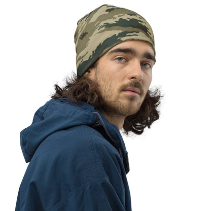 Russian Tiger Stripe Kamysh Green CAMO Beanie - Beanies