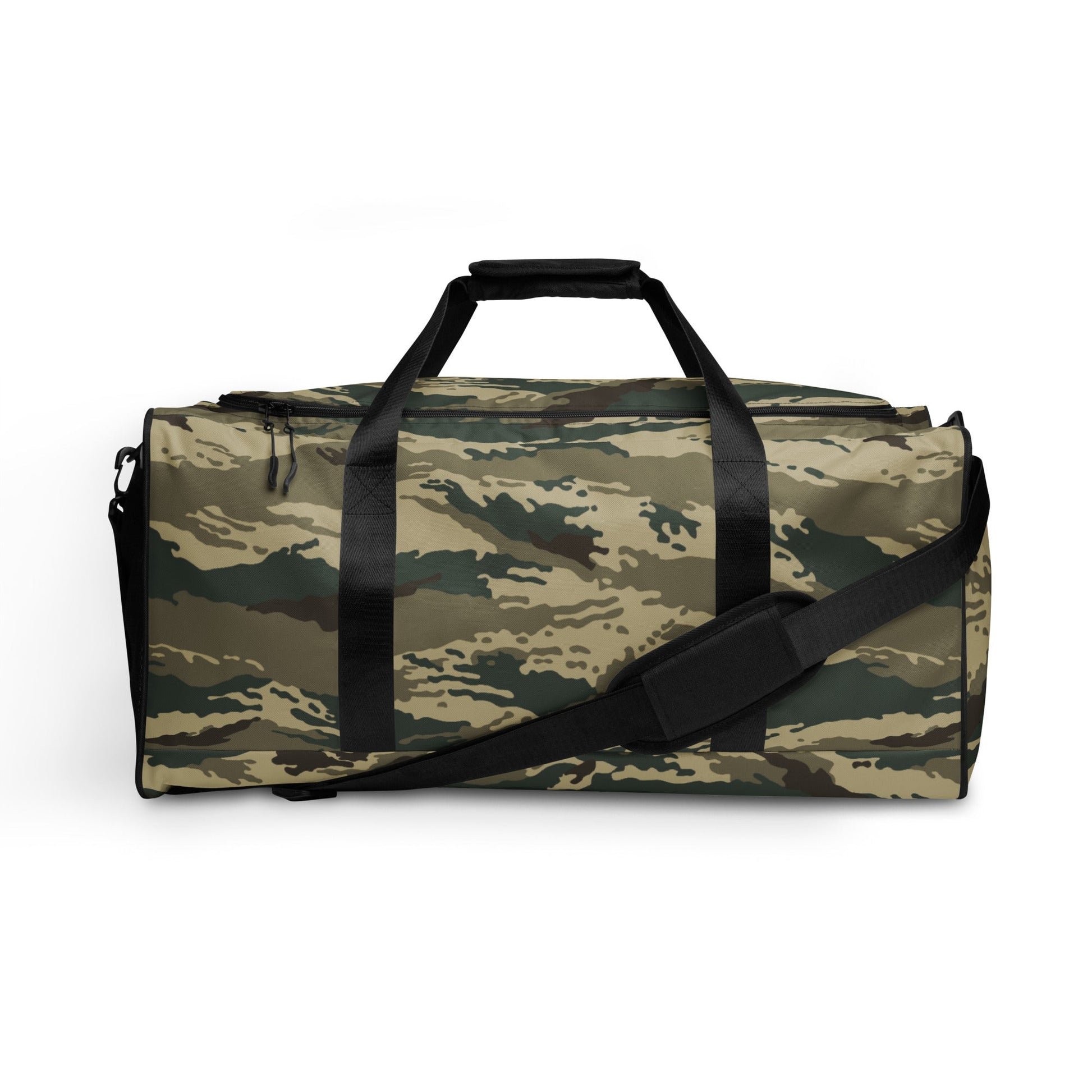 Russian Tiger Stripe Kamysh Green CAMO Duffle bag - Bags