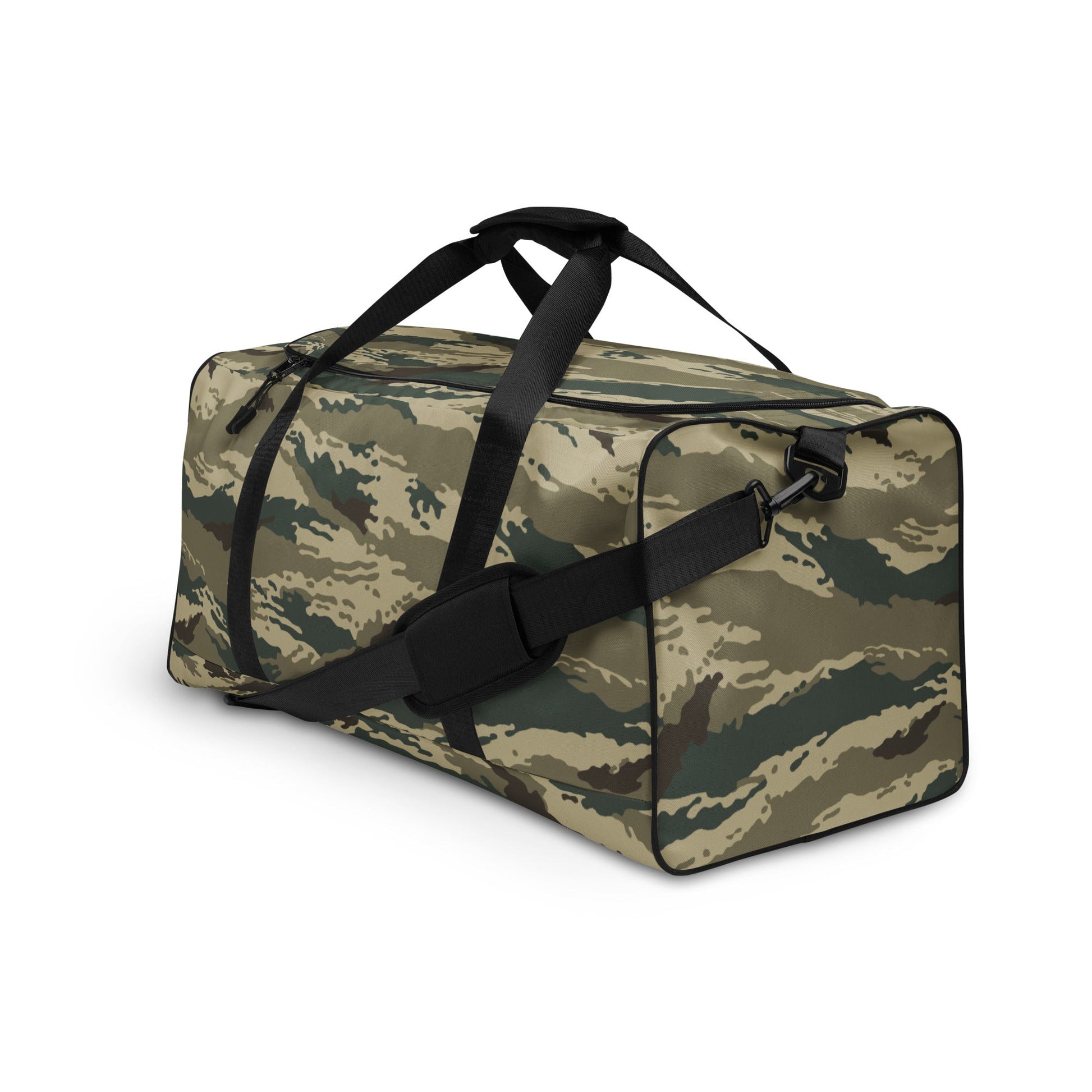 Russian Tiger Stripe Kamysh Green CAMO Duffle bag - Bags