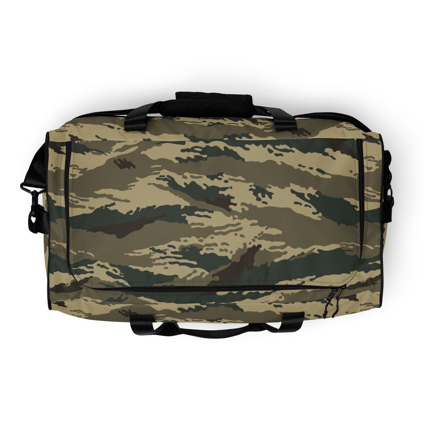 Russian Tiger Stripe Kamysh Green CAMO Duffle bag - Bags