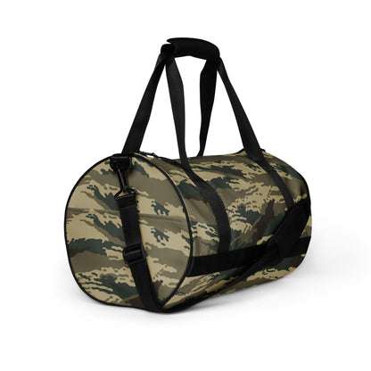 Russian Tiger Stripe Kamysh Green CAMO gym bag - Gym Bags