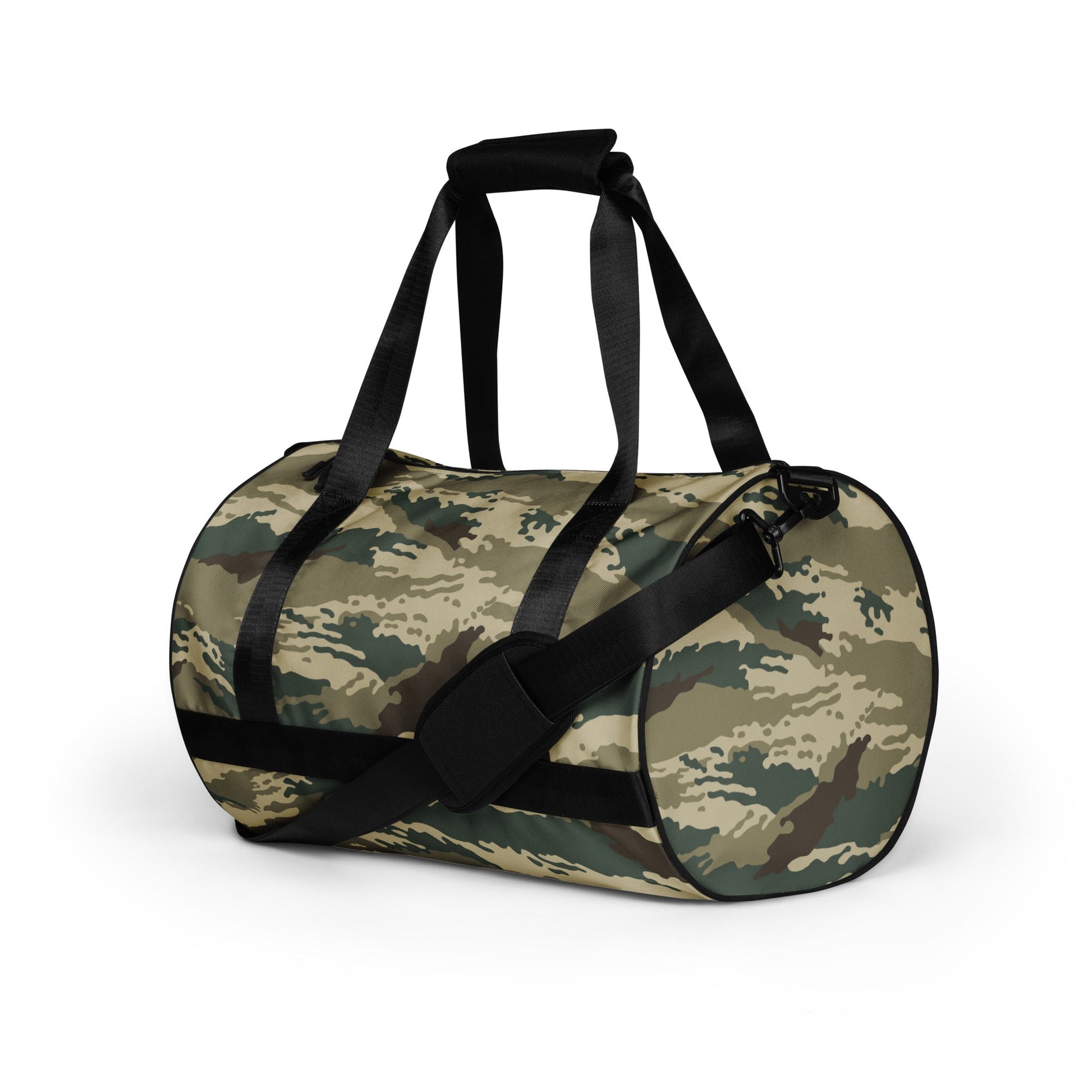 Russian Tiger Stripe Kamysh Green CAMO gym bag - Gym Bags