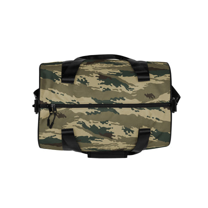 Russian Tiger Stripe Kamysh Green CAMO gym bag - Gym Bags