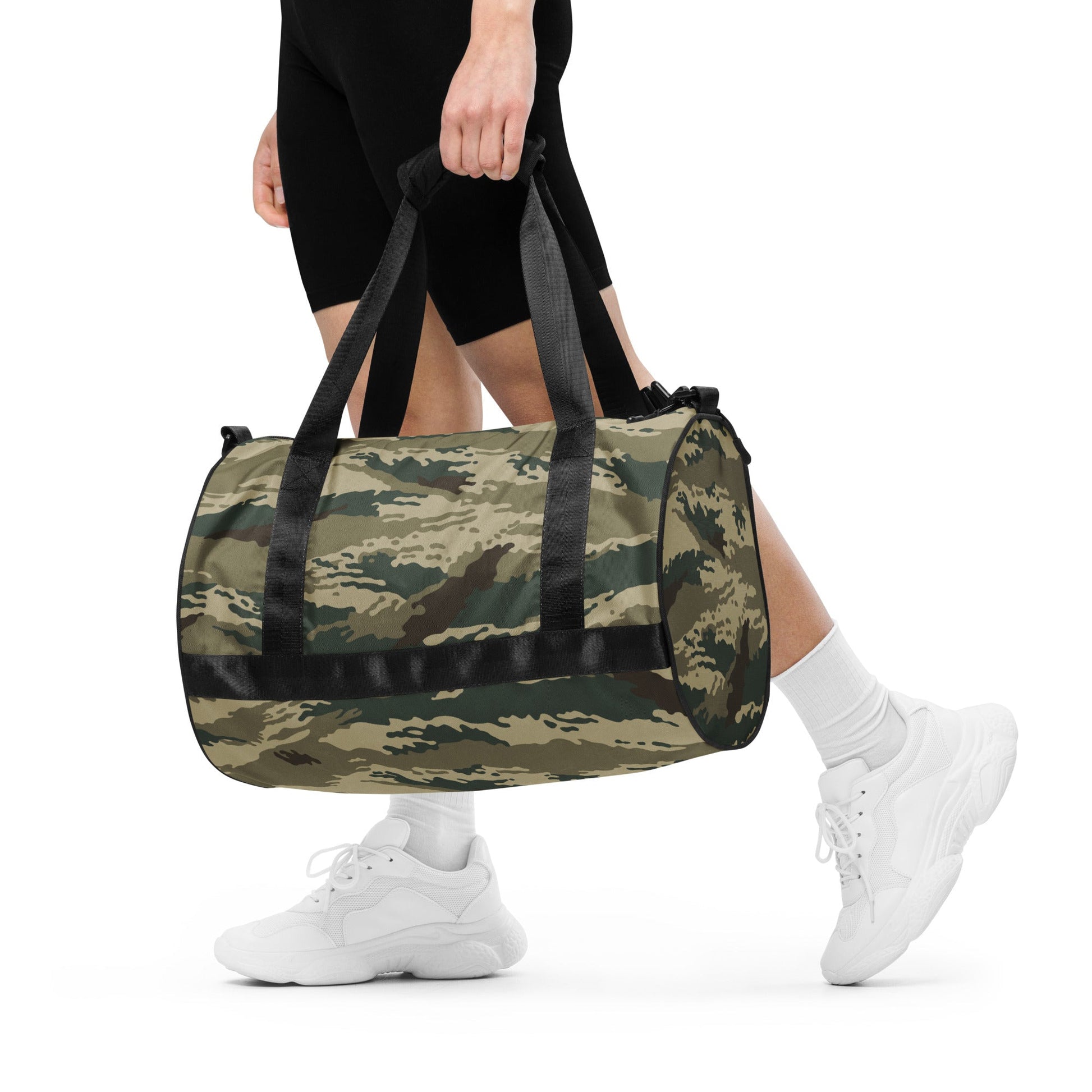 Russian Tiger Stripe Kamysh Green CAMO gym bag - Gym Bags