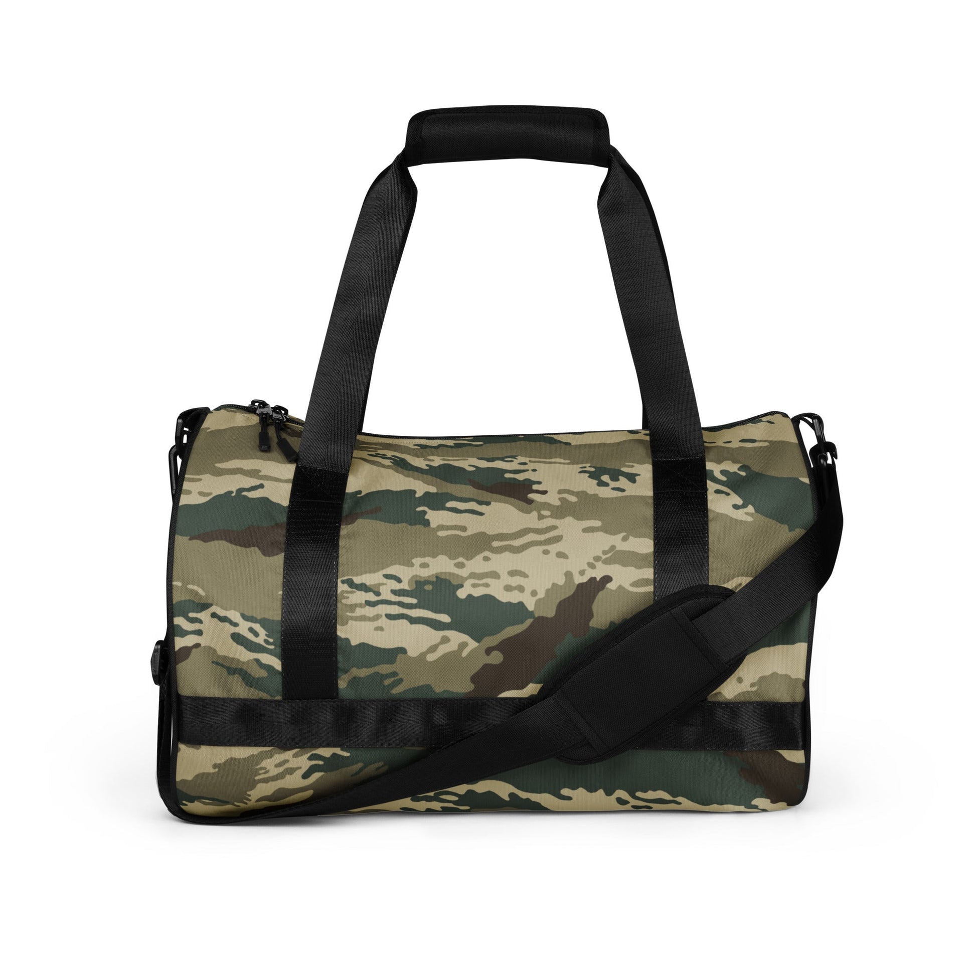 Russian Tiger Stripe Kamysh Green CAMO gym bag - Gym Bags