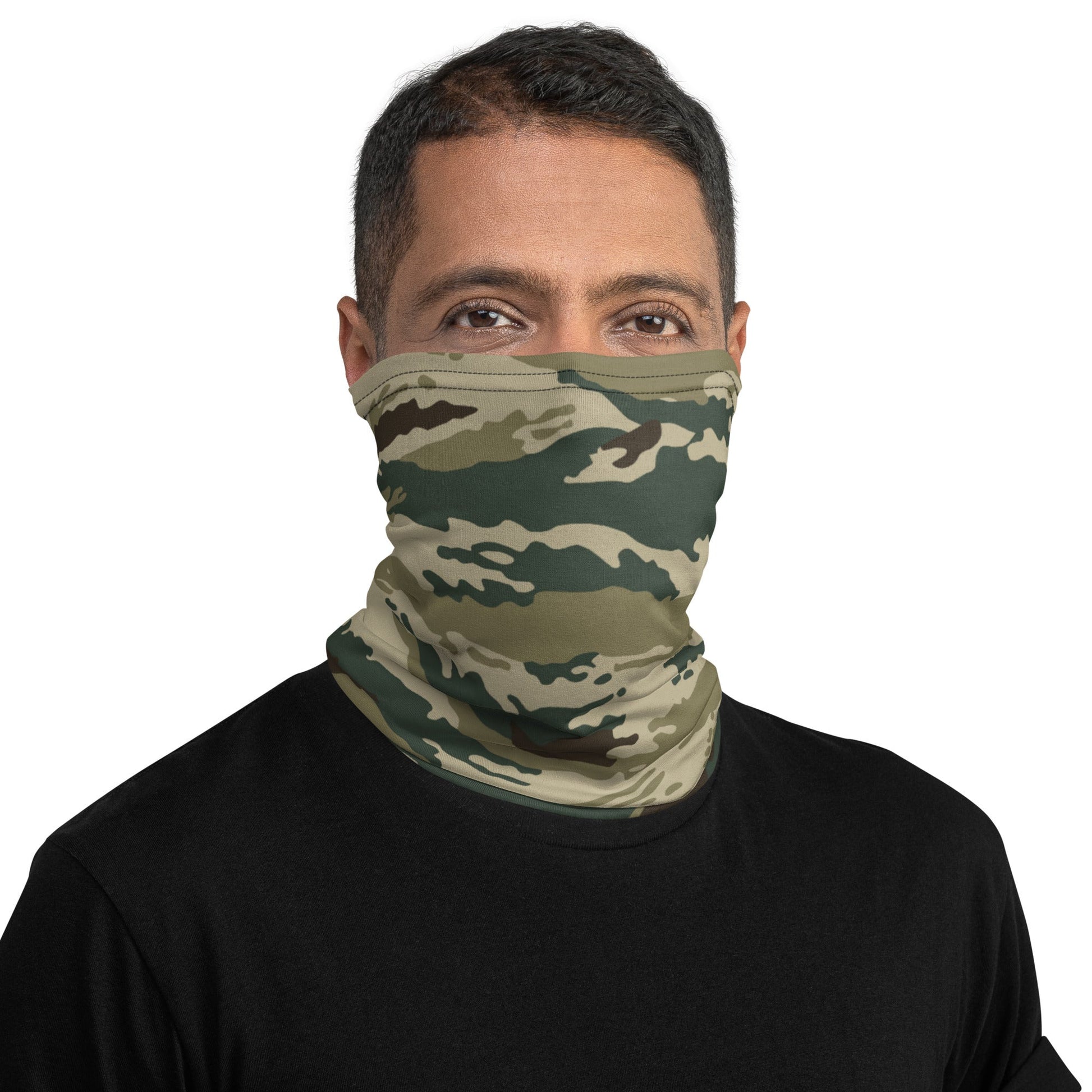 Russian Tiger Stripe Kamysh Green CAMO Neck Gaiter Gaiters