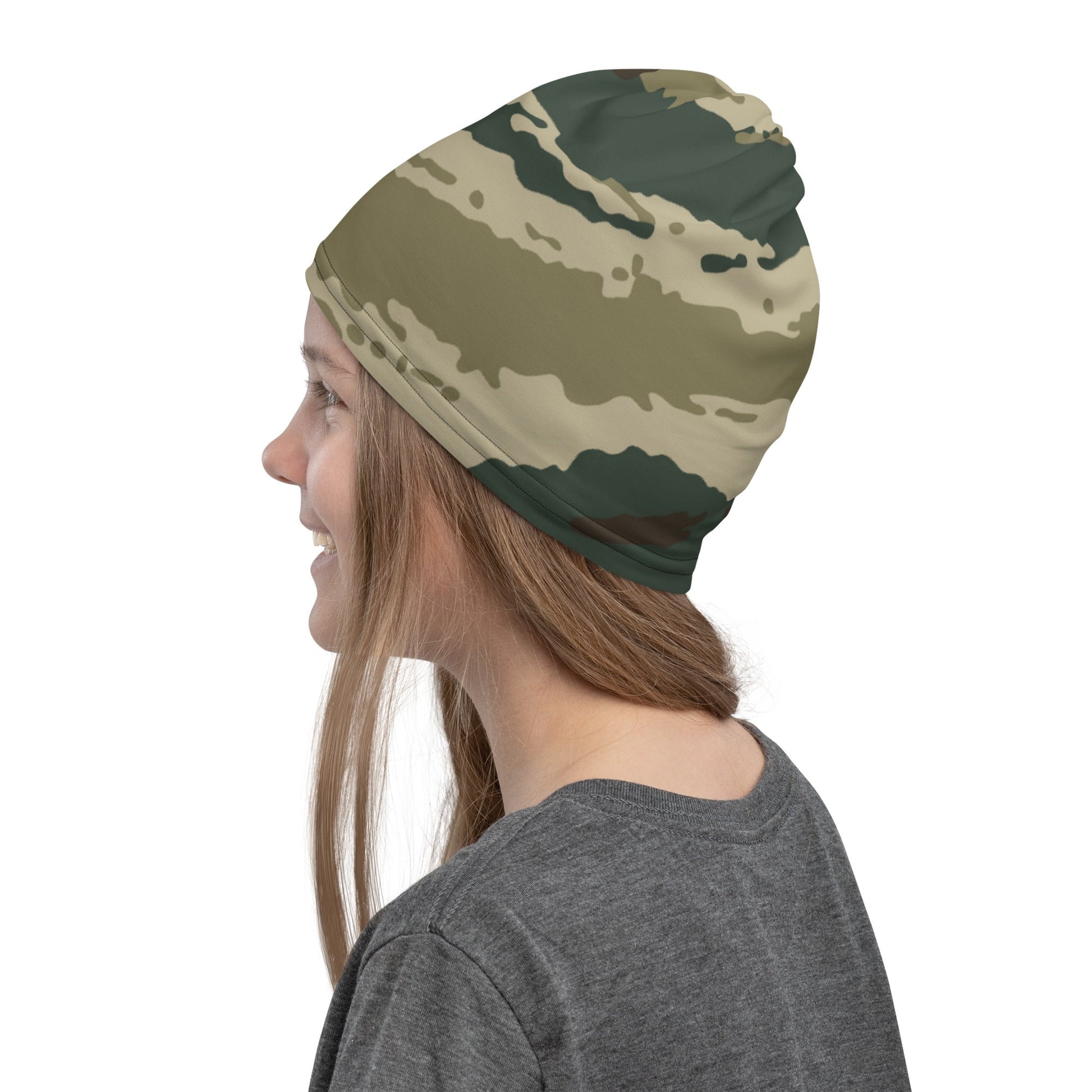 Russian Tiger Stripe Kamysh Green CAMO Neck Gaiter Gaiters