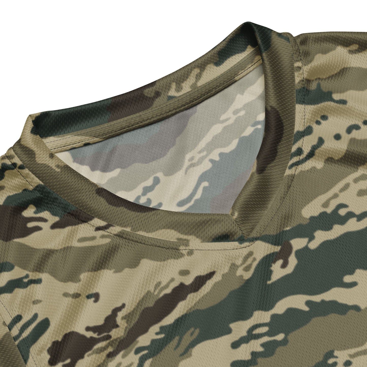 Russian Tiger Stripe Kamysh Green CAMO unisex basketball jersey - Basketball Jerseys