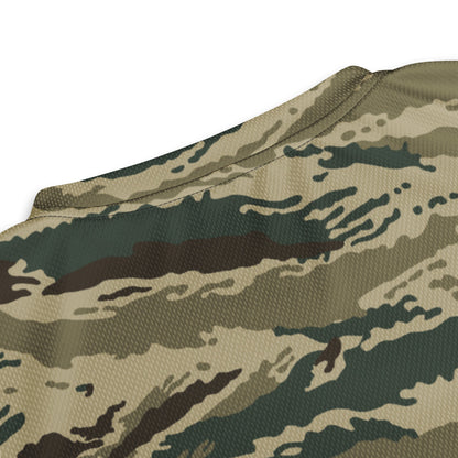 Russian Tiger Stripe Kamysh Green CAMO unisex sports jersey - Sports Jerseys
