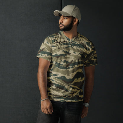 Russian Tiger Stripe Kamysh Green CAMO unisex sports jersey - Sports Jerseys