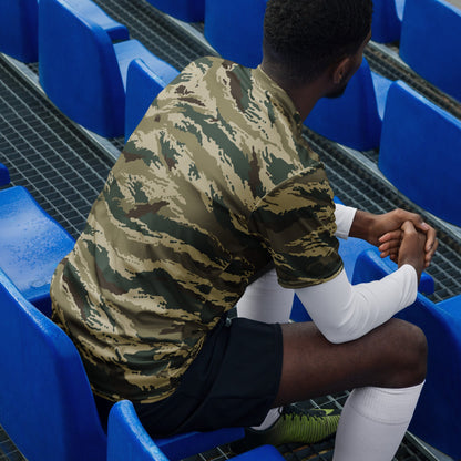 Russian Tiger Stripe Kamysh Green CAMO unisex sports jersey - Sports Jerseys