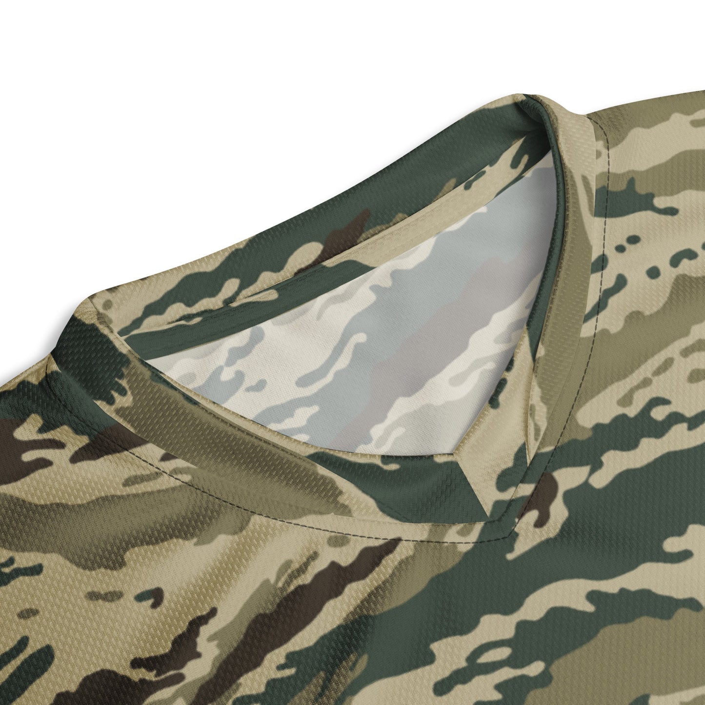 Russian Tiger Stripe Kamysh Green CAMO unisex sports jersey - Sports Jerseys