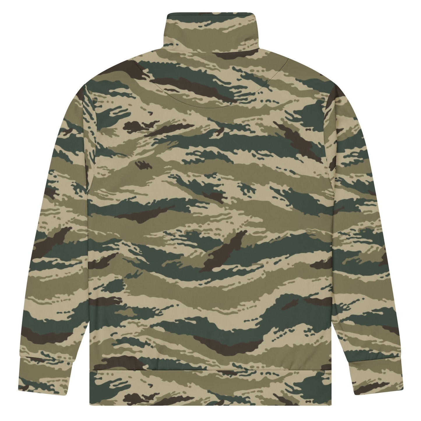 Russian Tiger Stripe Kamysh Green CAMO Unisex track jacket - Track Jackets