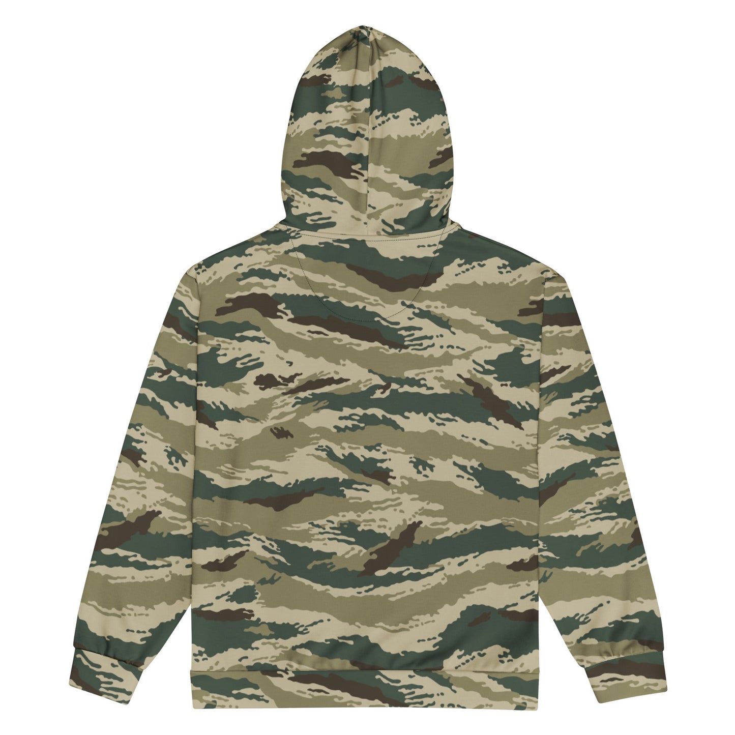 Russian Tiger Stripe Kamysh Green CAMO Unisex zip hoodie - Zip Hoodies
