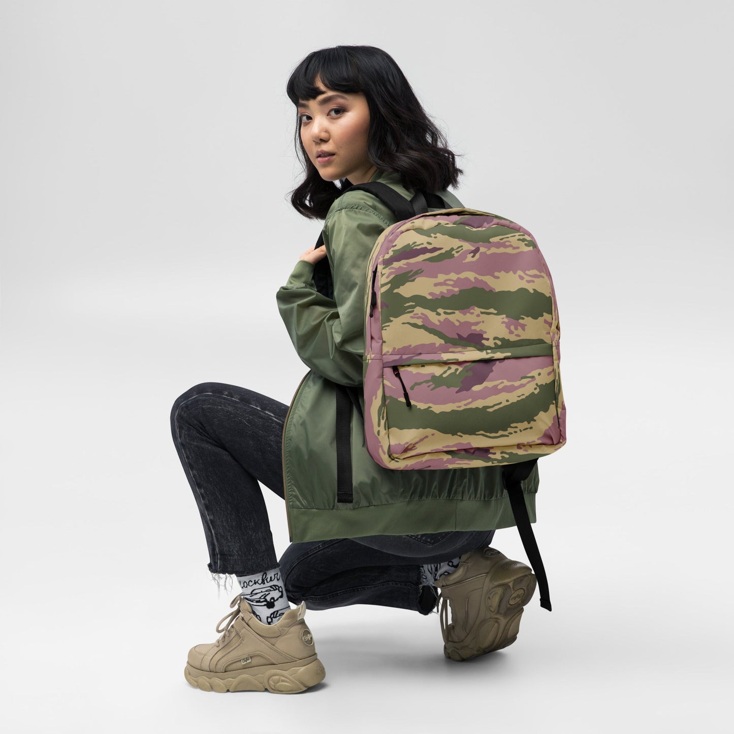 Russian Tiger Stripe Kamysh PFO CAMO Backpack