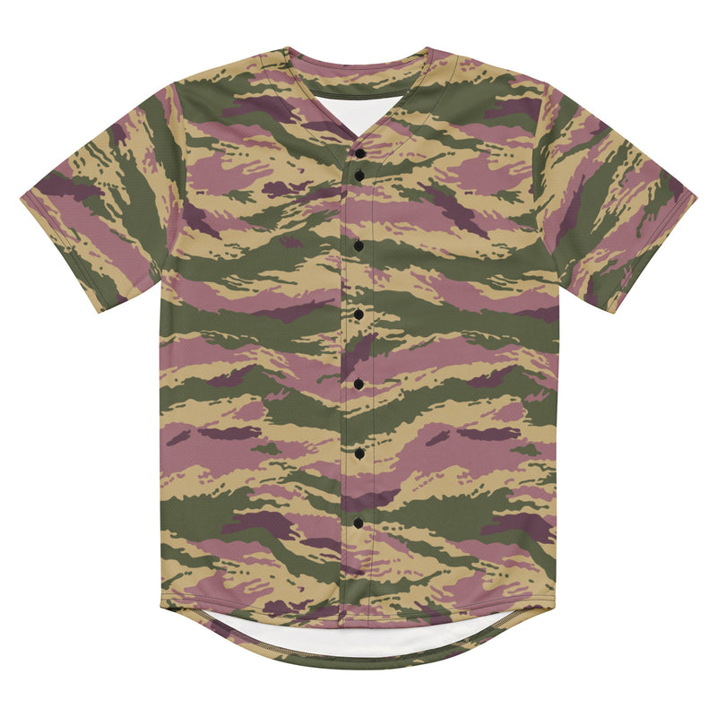 Tiger Stripe Kamysh Rosewood CAMO Unisex Baseball Jersey