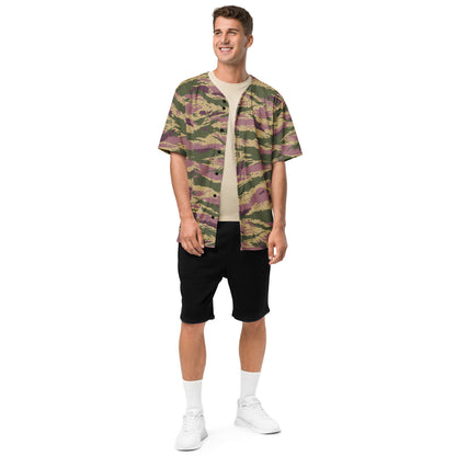 Russian Tiger Stripe Kamysh PFO CAMO baseball jersey - Baseball Jerseys