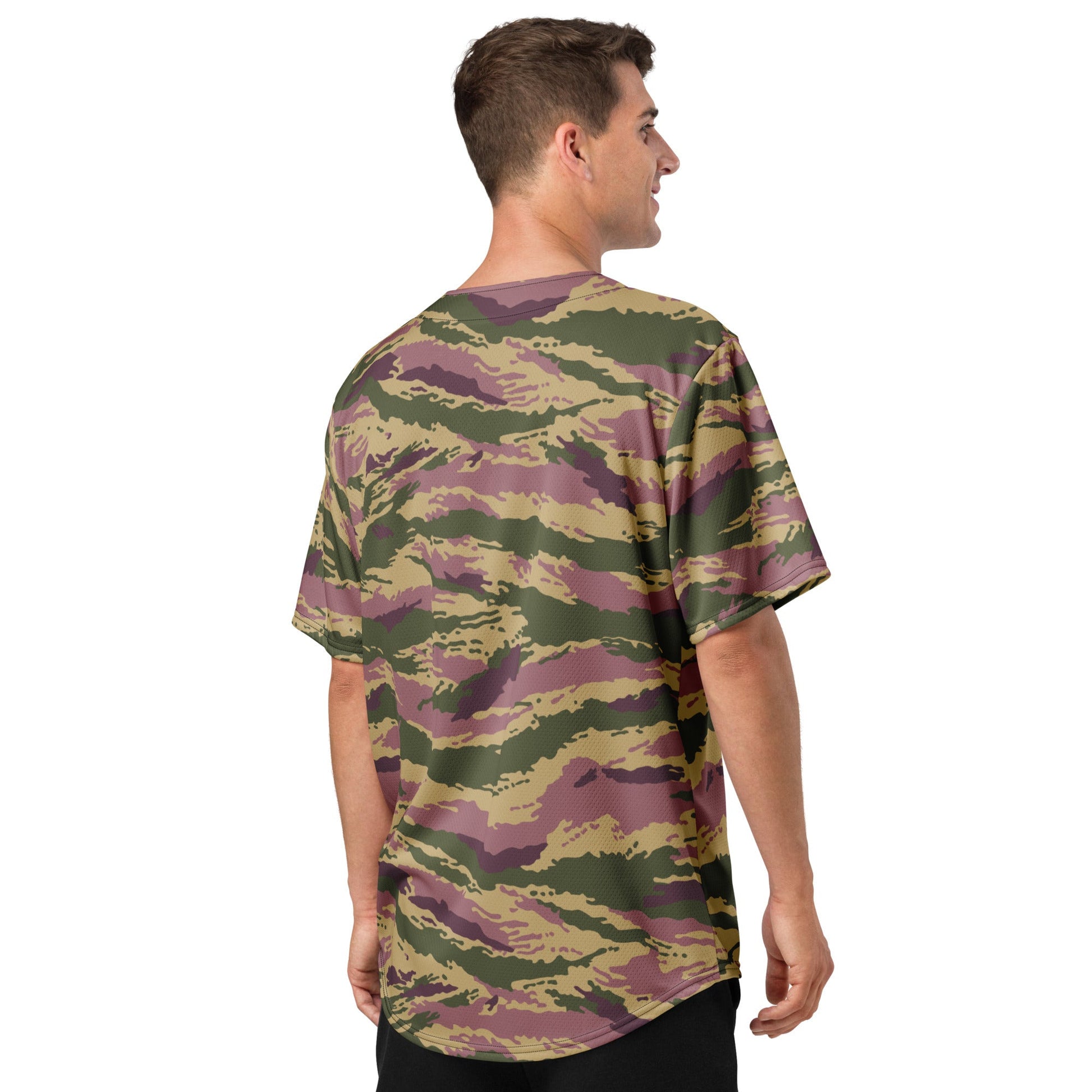 Russian Tiger Stripe Kamysh PFO CAMO baseball jersey - Baseball Jerseys