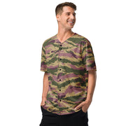 Tiger Stripe Kamysh Rosewood CAMO Unisex Baseball Jersey