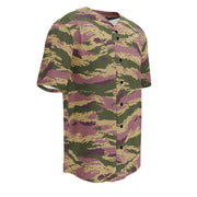 Tiger Stripe Kamysh Rosewood CAMO Unisex Baseball Jersey