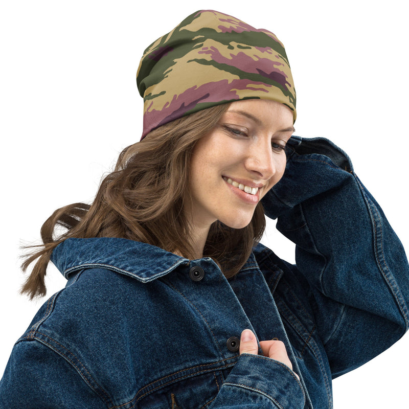 Tiger Stripe Kamysh Rosewood CAMO Beanie - Head