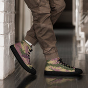 Tiger Stripe Kamysh Rosewood CAMO Mens High-Top Canvas Shoes - 5