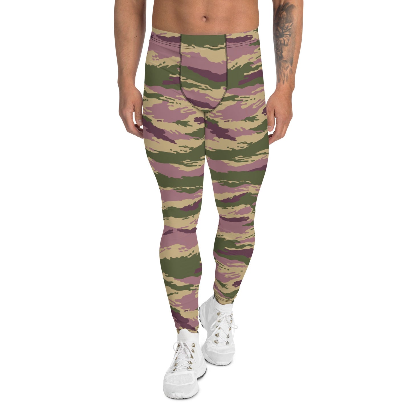 Russian Tiger Stripe Kamysh PFO CAMO Mens Leggings - XS