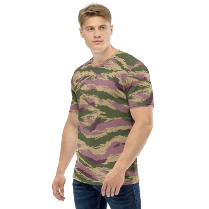 Russian Tiger Stripe Kamysh PFO CAMO Mens T-shirt - T-Shirts