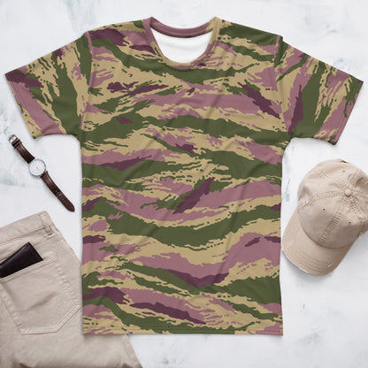 Russian Tiger Stripe Kamysh PFO CAMO Mens T-shirt - XS - T-Shirts