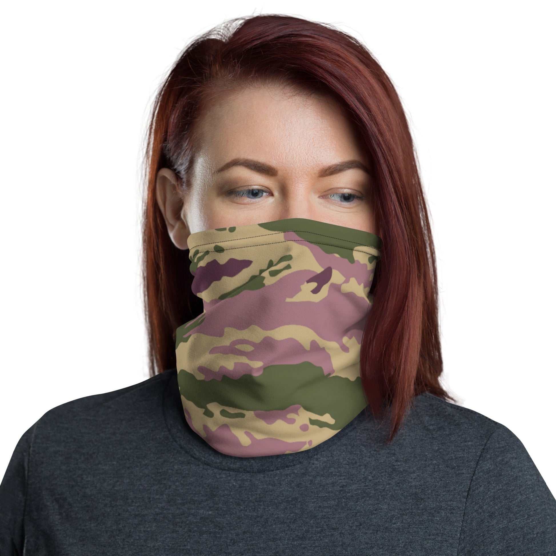 Russian Tiger Stripe Kamysh PFO CAMO Neck Gaiter - Gaiters