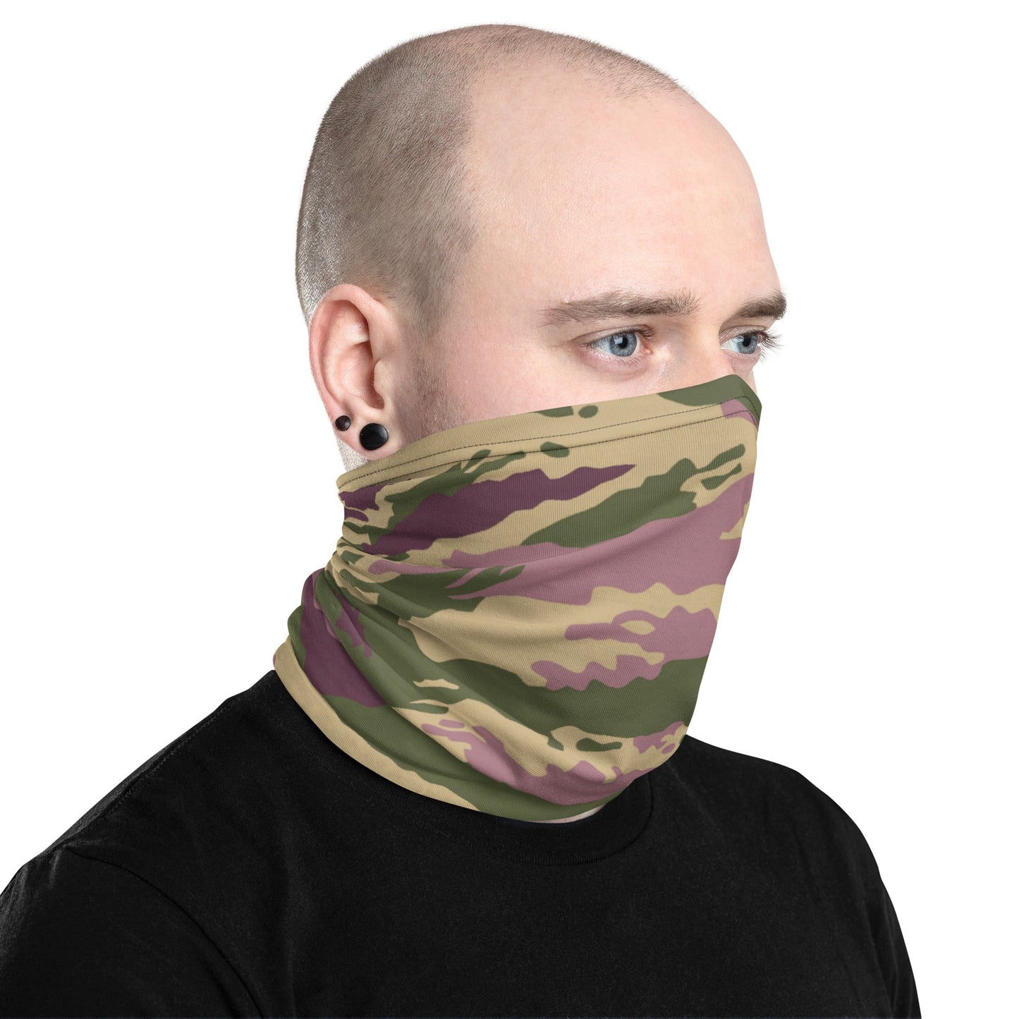 Russian Tiger Stripe Kamysh PFO CAMO Neck Gaiter - Gaiters