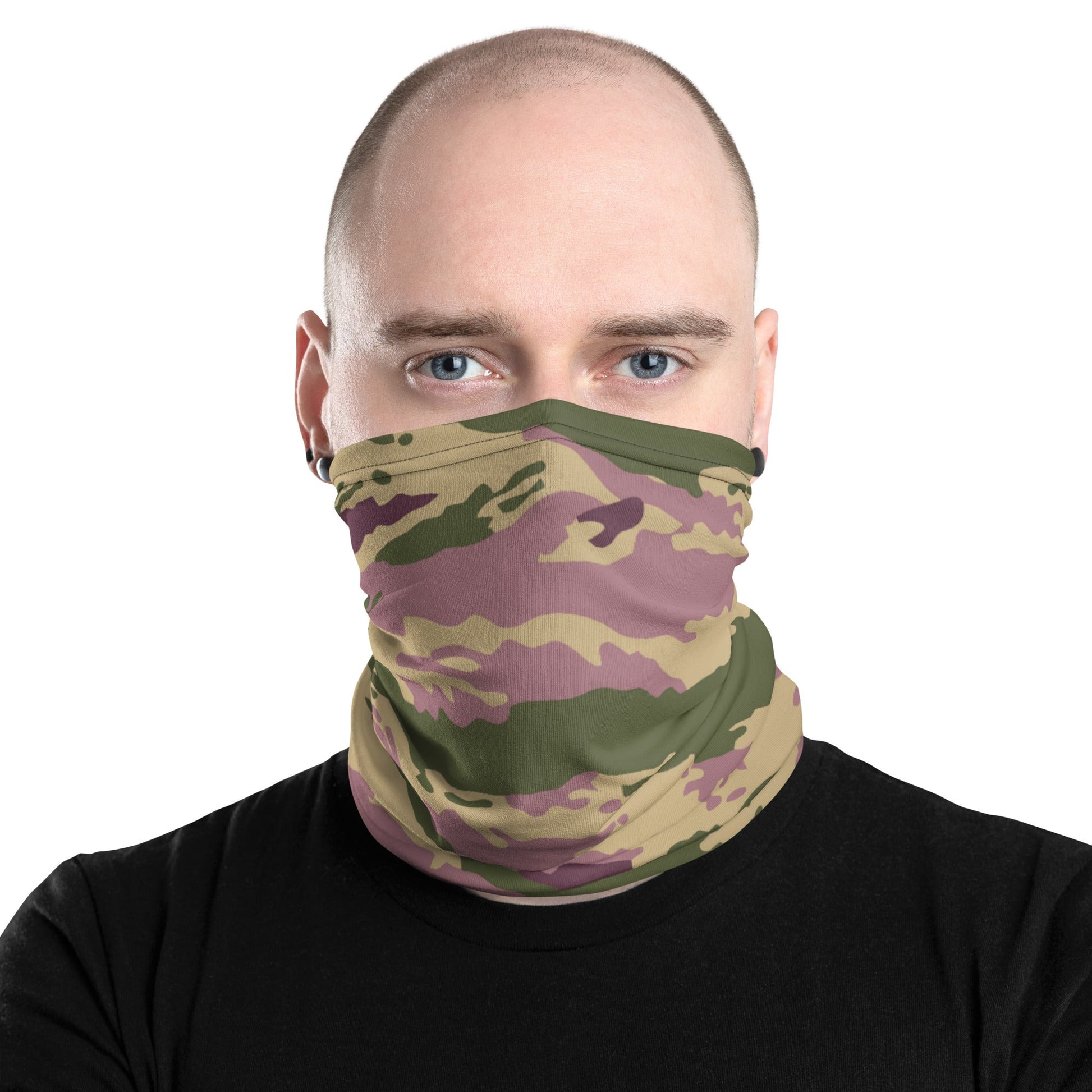 Russian Tiger Stripe Kamysh PFO CAMO Neck Gaiter - Gaiters