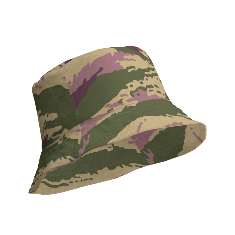 Tiger Stripe Kamysh Rosewood CAMO Reversible Bucket Hat - Head