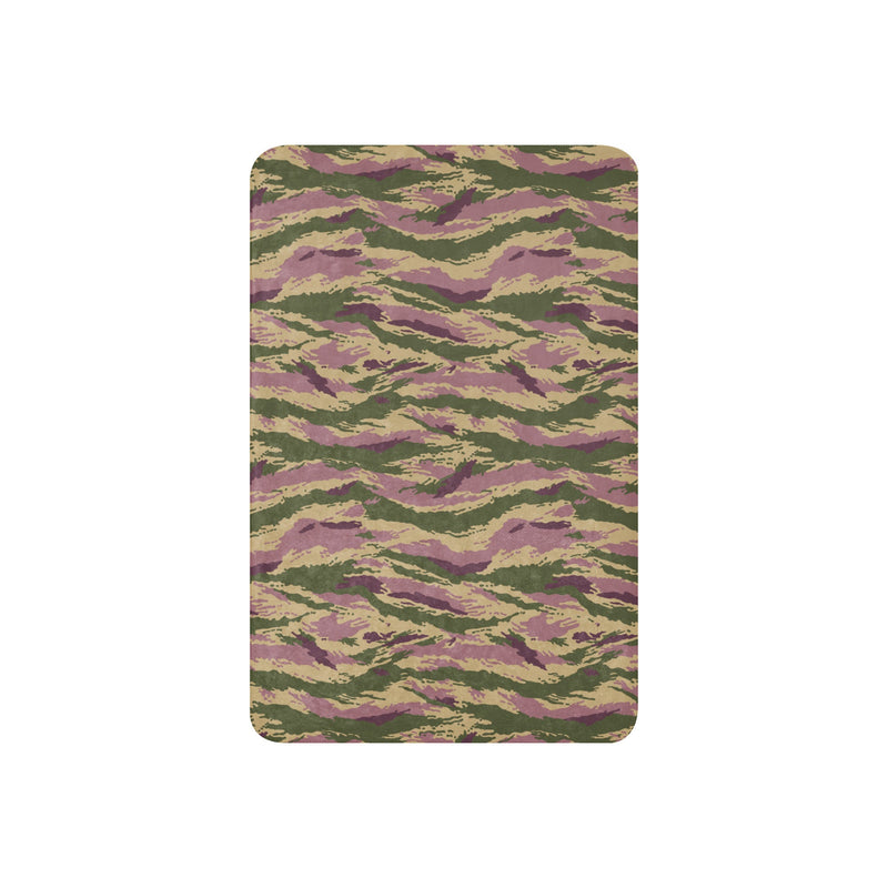 Tiger Stripe Kamysh Rosewood CAMO Sherpa Blanket