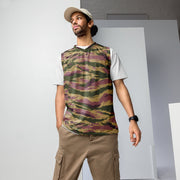 Tiger Stripe Kamysh Rosewood CAMO Unisex Basketball Jersey - 2XS