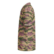 Tiger Stripe Kamysh Rosewood CAMO Unisex Short-Sleeve Button Shirt - Button-Up