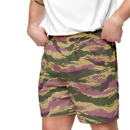 Russian Tiger Stripe Kamysh PFO CAMO Unisex Mesh Shorts