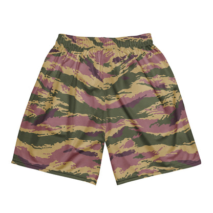 Russian Tiger Stripe Kamysh PFO CAMO Unisex Mesh Shorts