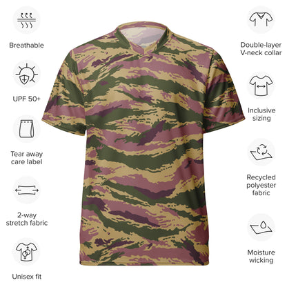 Russian Tiger Stripe Kamysh PFO CAMO Unisex Sports Jersey