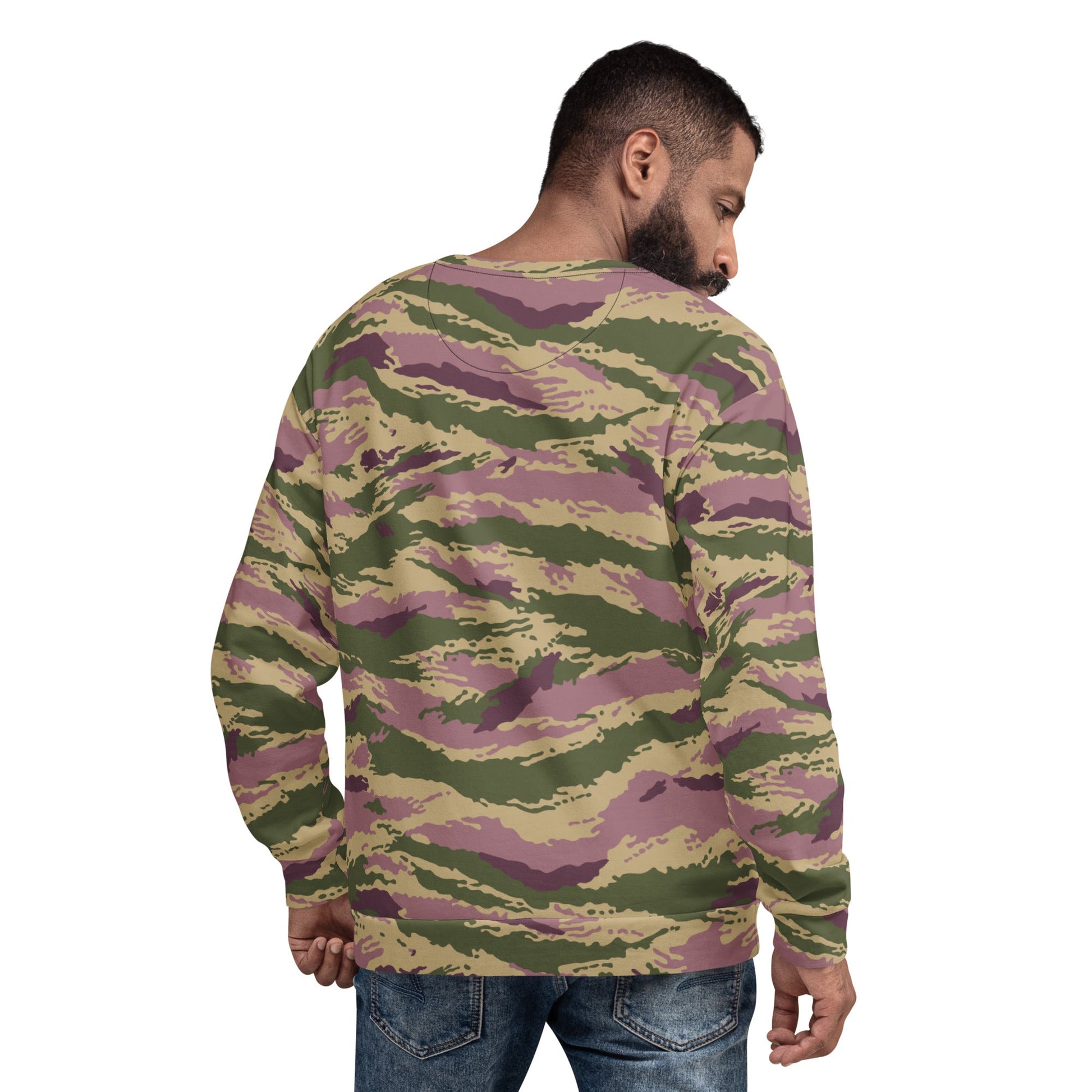 Russian Tiger Stripe Kamysh PFO CAMO Unisex Sweatshirt - Sweatshirts