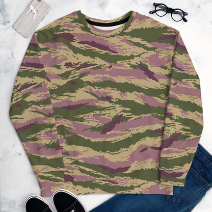 Russian Tiger Stripe Kamysh PFO CAMO Unisex Sweatshirt - Sweatshirts