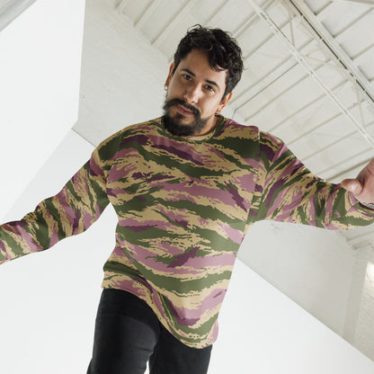 Russian Tiger Stripe Kamysh PFO CAMO Unisex Sweatshirt - Sweatshirts